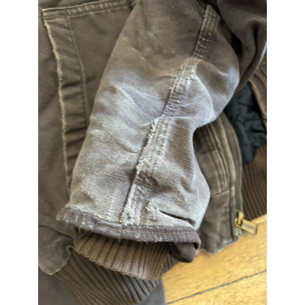 Carhartt Womens XL Washed Duck Insulated Bib Overalls OR4031-W Size L Jacket - Picture 10 of 15